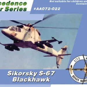 AA072022-S67-Top 1/72 Sikorsky S-67 Black Hawk