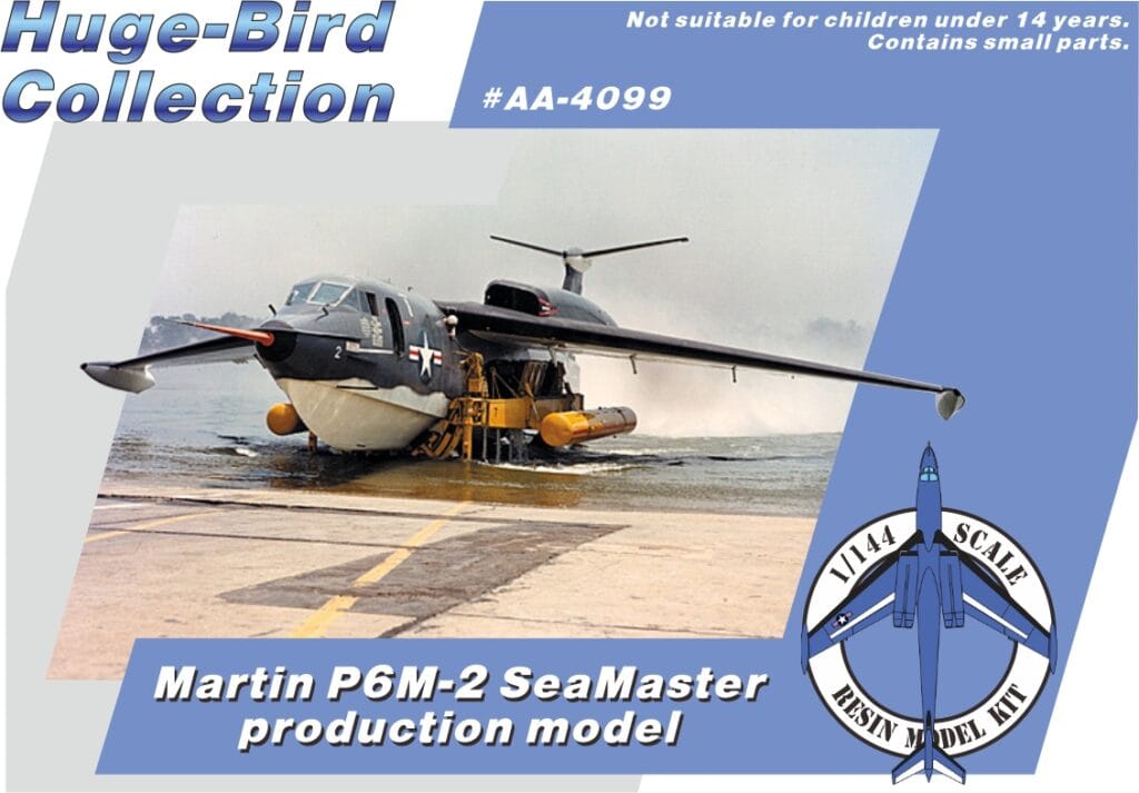 Detailed model of Martin PGM-2 SeaMaster aircraft scale kit for collectors and model enthusiasts.