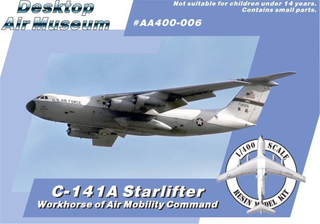C-141A Starlifter aircraft model for Air Mobility Command collection.